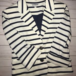 Pinstripe Express blazer